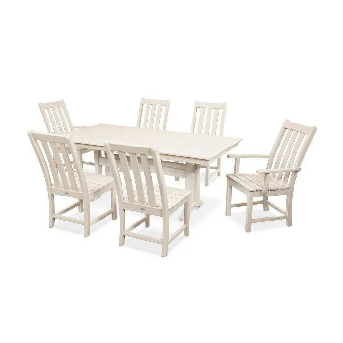 Vineyard 7 Piece Farmhouse Dining Set