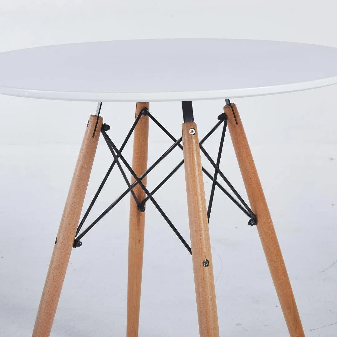 White Eames Table - DT-02-2